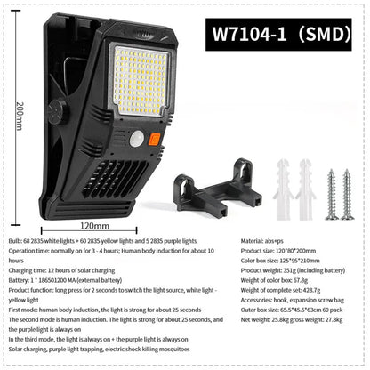 SolarGuard™ Portable Mosquito & Garden Light
