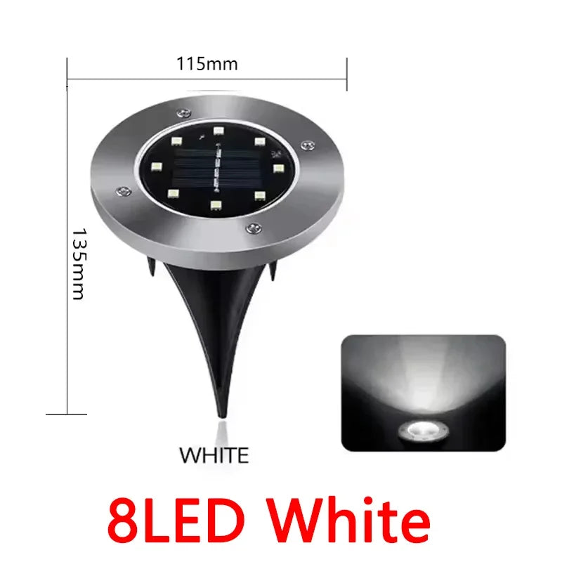 Nilora Solar Ground Lights Pro – LED Garden Pathway Lights