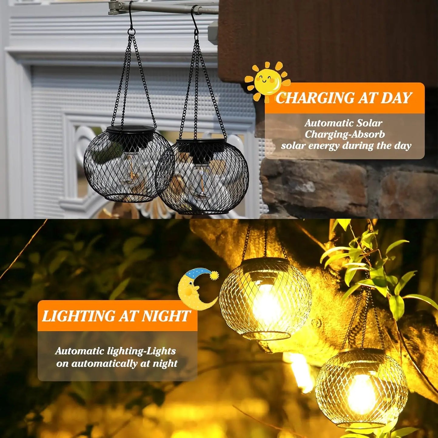 Hanging Solar Garden Lantern