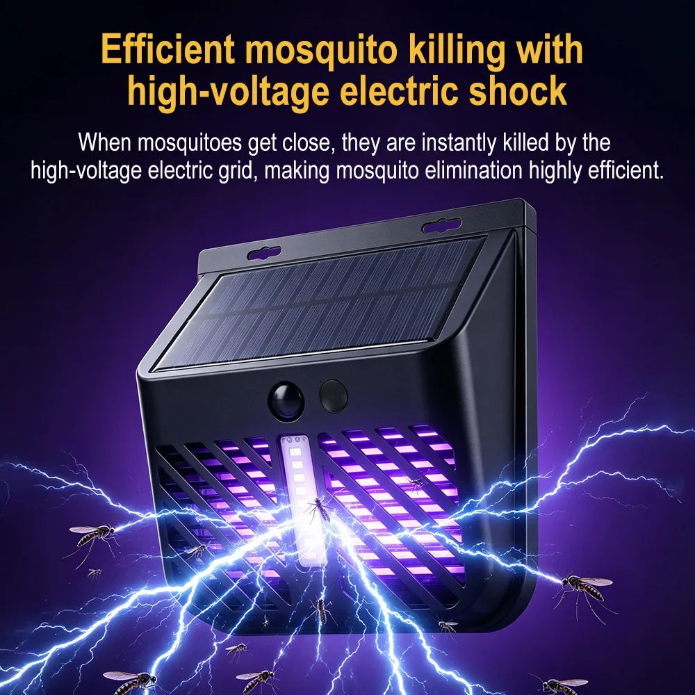 SolarGuard Motion Sensor Mosquito Light — outdoor use