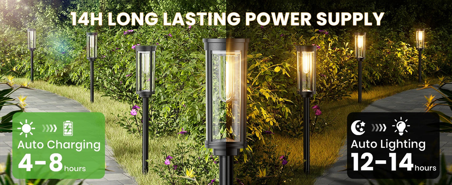 Solar Pathway Lights – Set of 8