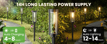 Solar Pathway Lights – Set of 8