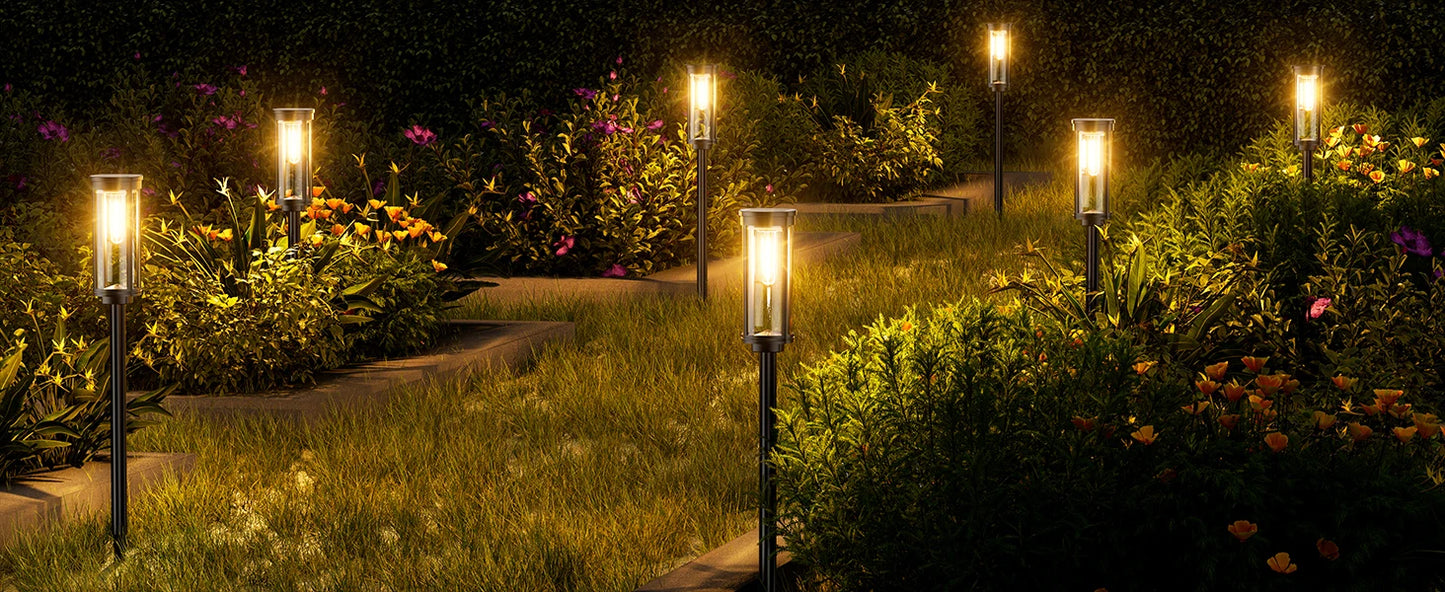 Solar Pathway Lights – Set of 8