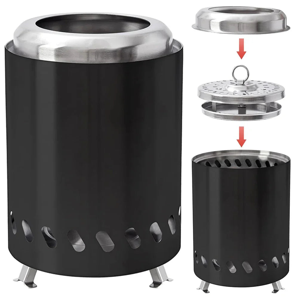 Smokeless Tabletop Fire Pi