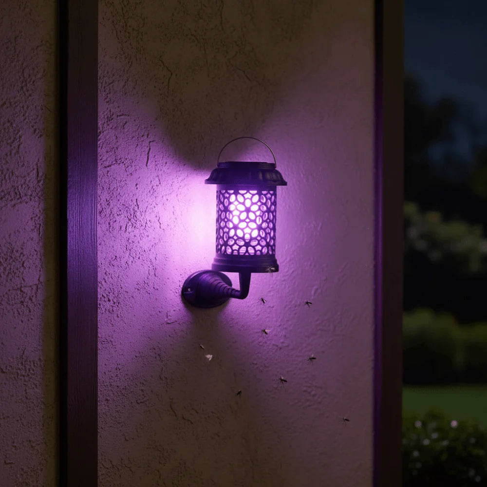 Nilora WarmGlow Solar Garden Comfort Bundle - mosquito stake light