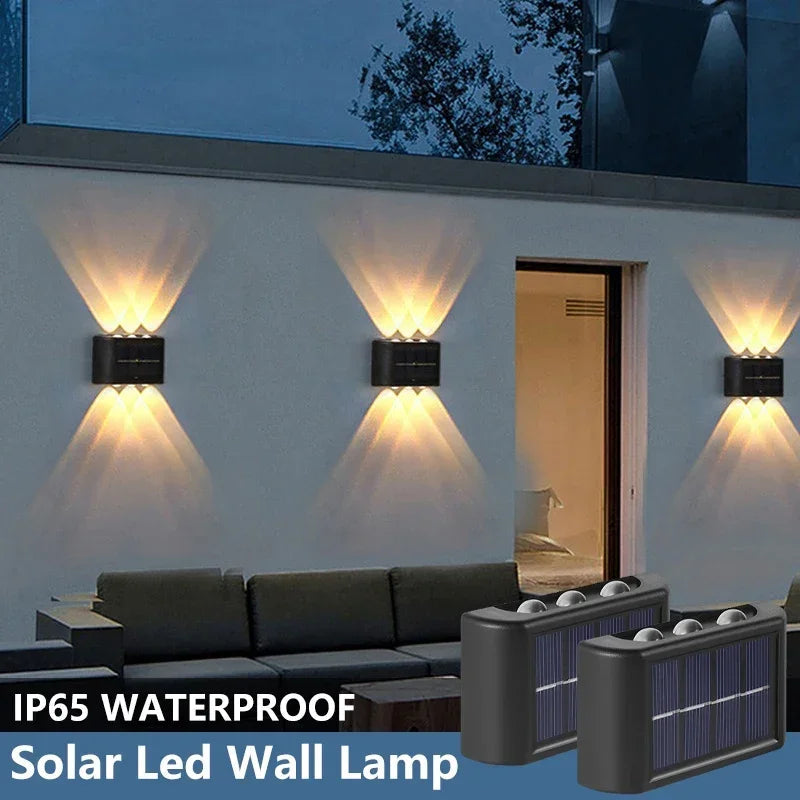 Nilora WarmGlow Solar Garden Comfort Bundle - solar wall lights